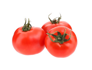 Close up of fresh tomatoes.
