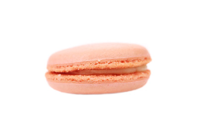 Close up of macaron cake.