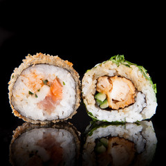 Japanese seafood sushi set