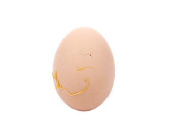Broken egg.