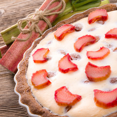 rhubarb tart