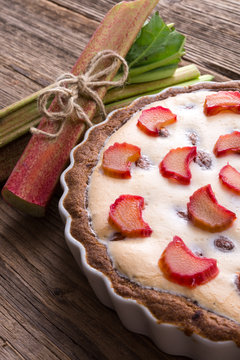 rhubarb tart