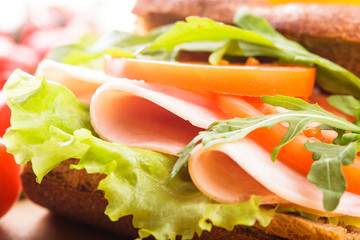 Wholegrain sandwich