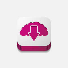 square button: cloud