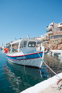 Kreta - Griechenland - Fischerboot in Sisi