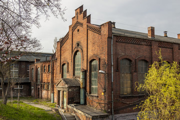 Buildings of coal mine - Rybnik, Poland.