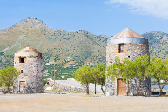 Kreta - Griechenland - Alte Mühlen von Elounda