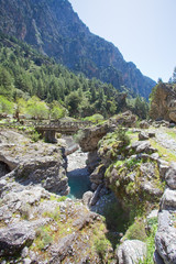Kreta - Griechenland - Brücke nach Samaria