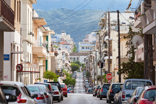 Kreta - Griechenland - Bergstraße in Chania