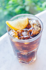 Cola lemon glass
