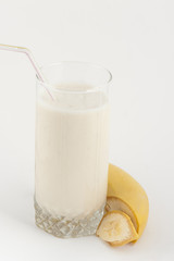 Banana juice with bananas