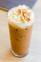 Iced coffee mocha