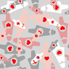 seamless background: pregnant