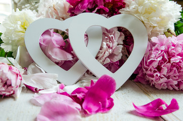 Love: Wedding decoration with roses :)