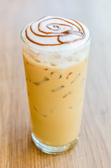 Iced mocha coffee