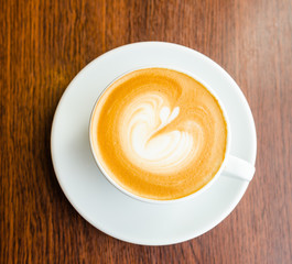 Latte coffee
