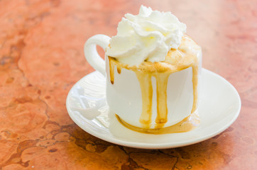 Coffee whipping cream