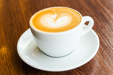 Latte coffee