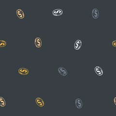 seamless background: money