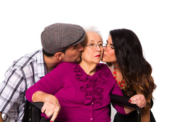 Loving grandchildren