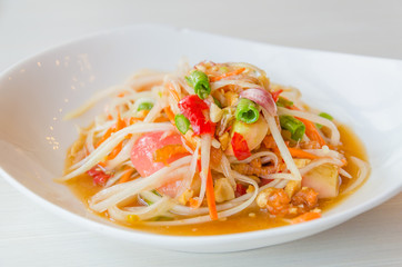 green papaya salad