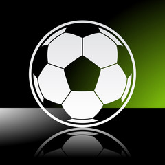 Naklejka premium Football Soccer Ball