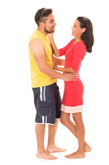 couple on beach outfit