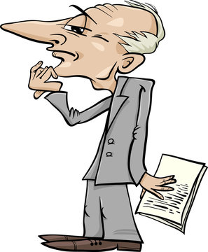recommend clip art: thinking man cartoon illustration