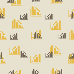 Obraz premium seamless background: chart