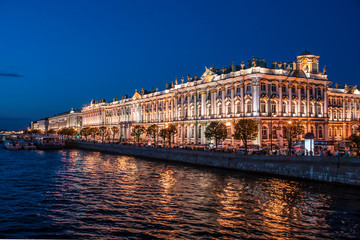 Winterpalais - Sankt Petersburg - obrazy, fototapety, plakaty