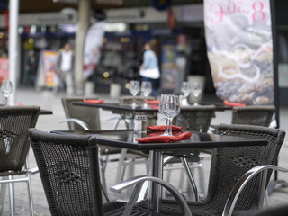 table en terrasse