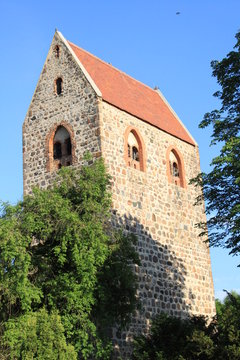Kirchturm von Hohenberg-Krusemark in der Altmark