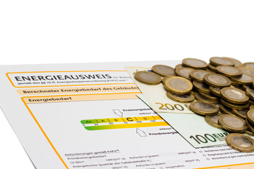 Energieausweis und Geld