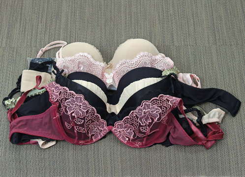 Bras Pile Images – Browse 1,222 Stock Photos, Vectors, and Video