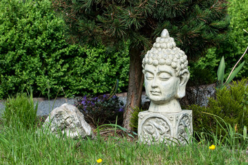 Obraz premium buddha in the garden