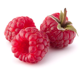Ripe raspberries
