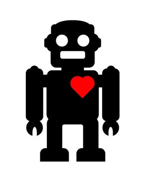 Robot avec un cœur