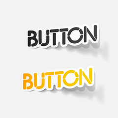 realistic design element: button