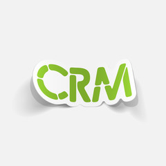 realistic design element: CRM