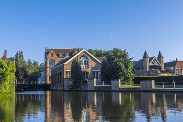 building canal Bruges Belgium