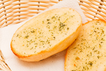 fresh garlic bread
