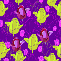 Floral seamless pattern