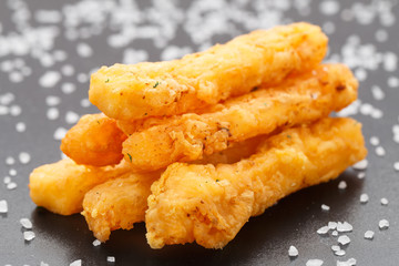Fried cheese sticks