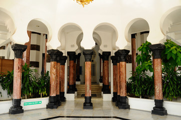 Column of Ubudiah Mosque at Kuala Kangsar, Perak