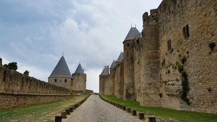 Fototapeta na wymiar Zamek w Carcassonne