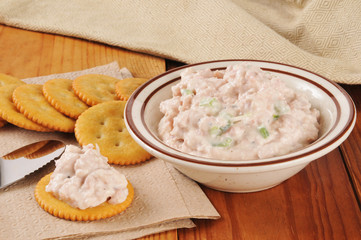 Ham salad appetizer