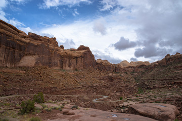 Road Switchbacks near Hunter Canyon