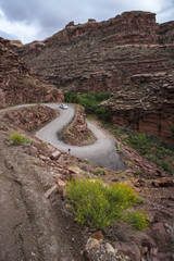 Road Switchbacks near Hunter Canyon