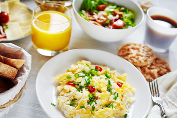 Healthy nutricious breakfast food