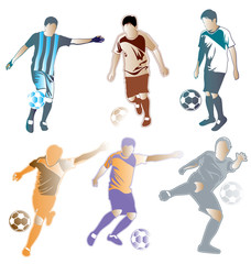 Naklejka premium soccer